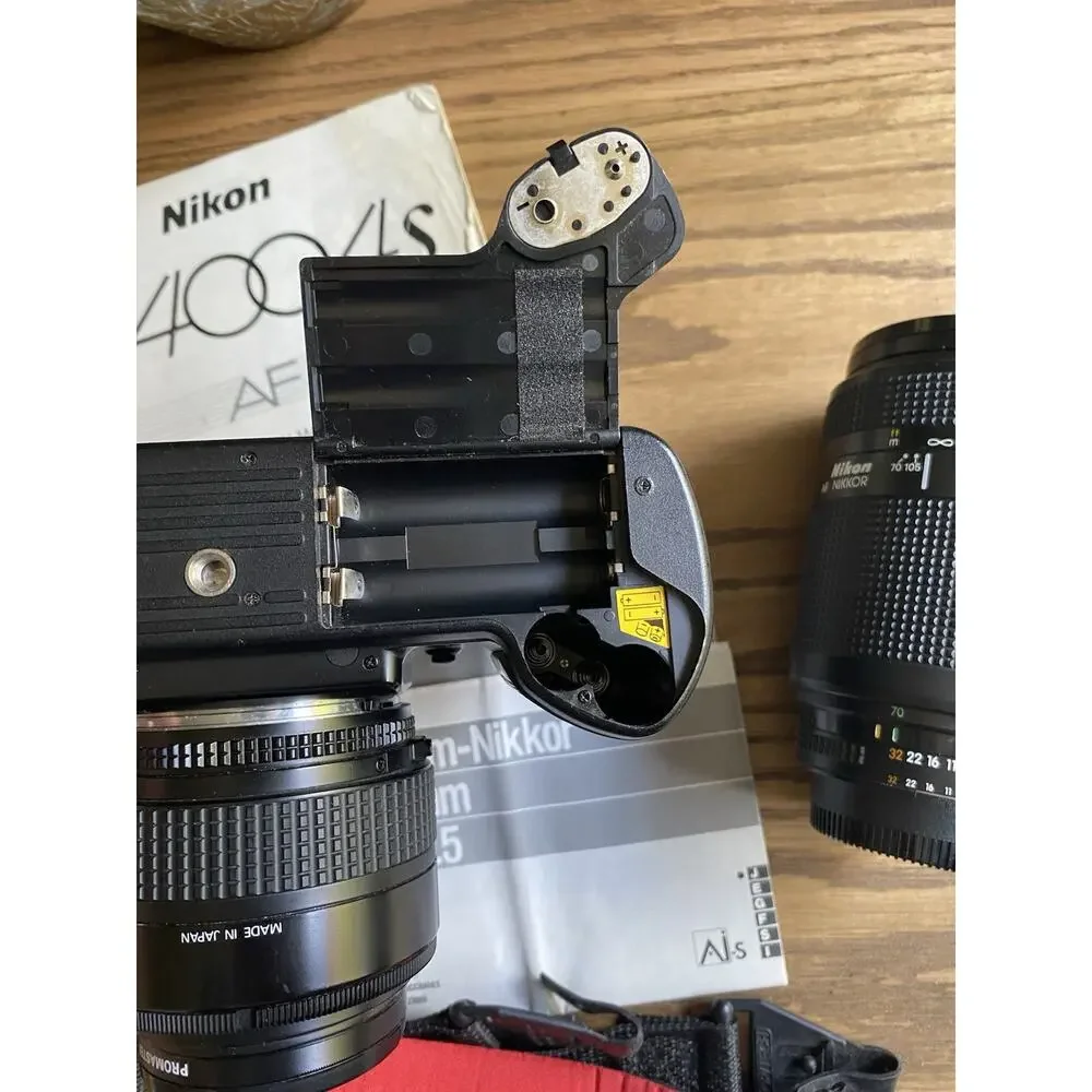 Vintage Nikon N4004s AF SLR Camera Nikon Nikkor AF 35-70 MM and 70-210 MM Lens
